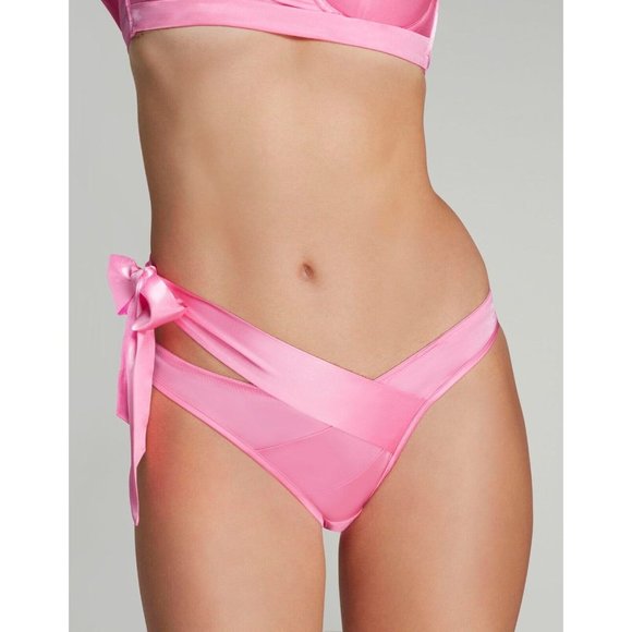 Agent Provocateur Sugar Silk Pink Brief AP2 Small NWT